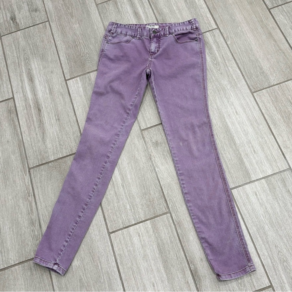 Free People purple skinny jeans